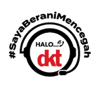 HaloDKT abc safe condom aman Sticker