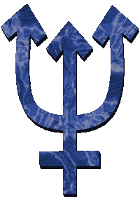 3D Neptune Sticker