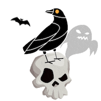 halloween ghost Sticker by Iconica Studio