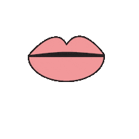 eyes mouth Sticker by Carolyn Figel