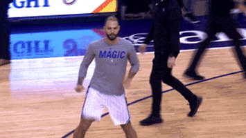 evan fournier magic GIF by NBA