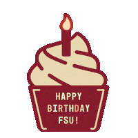 Happy Birthday Sticker by Florida State University