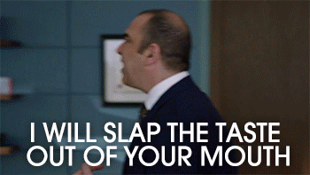 Louis Litt Slap GIF by Suits