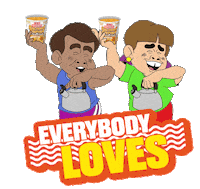 nissinbrasil cup snacks ramen noodles Sticker