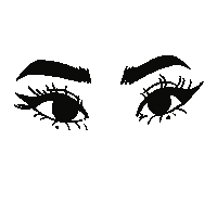 Looking Blink Blink Sticker by sanne