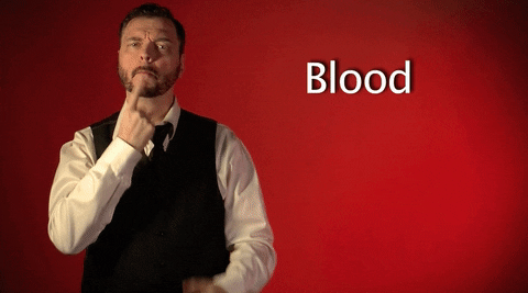 sign language blood GIF by Sign with Robert