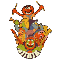 Rock And Roll Lips Sticker by Walt Disney Records