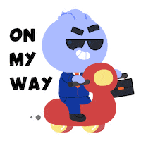 Coming On My Way Sticker by Kwantel