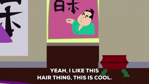 eric cartman hair GIF by South Park 