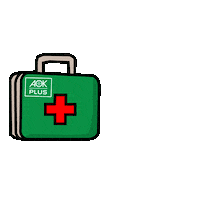 First Aid Lebensretter Sticker by AOK PLUS