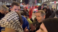 Alec Baldwin Gets Into Heated Argument With Protesters at Pro-Palestinian Rally