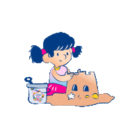 cussonsbabykids anak bayi ceria bermain Sticker
