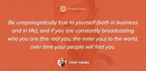 what advice would you give your younger self? GIF by Product Hunt