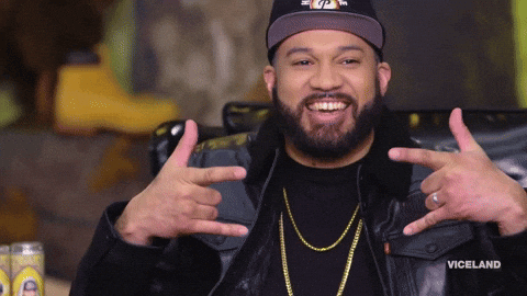gang gang support GIF by Desus & Mero