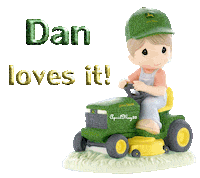 ily lawnmower Sticker