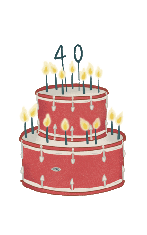 Cake Anniversary Sticker by Calgary Folk Music Festival