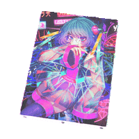 Art Girl Sticker