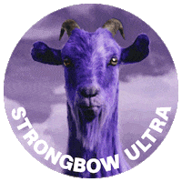 HeinekenUK goat strongbow newtastesgood strongbowultradarkfruit Sticker
