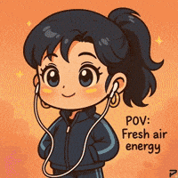 Fresh Air Running GIF by Persona