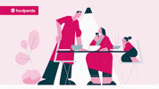 Food Pink GIF by foodpanda