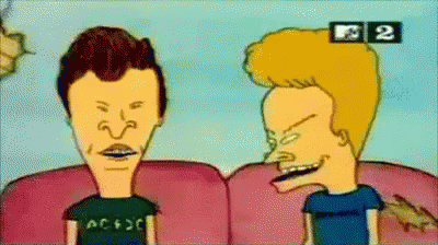 Clyde_RTARL giphyupload laughing beavis and butthead GIF