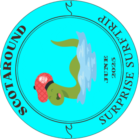 Scotland Surftrip Sticker by NOMB Surf