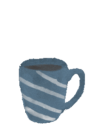 thejayzelart coffee aesthetic cup mug Sticker