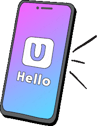 Uphone 민병철유폰 uphone 유캉스 Sticker