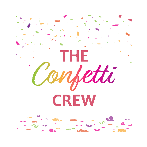 TheConfettiCrew giphyupload the confetti crew confetti crew Sticker