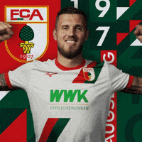 Jeffrey Gouweleeuw Football GIF by FC Augsburg 1907