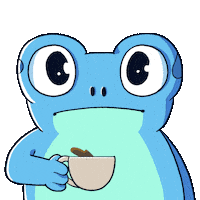 Shaking Too Much Coffee Sticker by Croakey