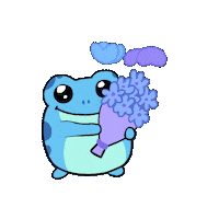 Flowers Appreciate You Sticker by Croakey