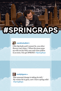 tonight show spring raps GIF by The Tonight Show Starring Jimmy Fallon
