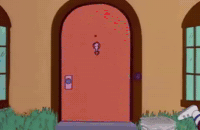 Simpsons Flying GIF