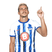 Football Click Here Sticker by Hertha BSC