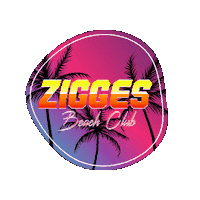 ziggesgarage retro cocktail beach club halmstad Sticker