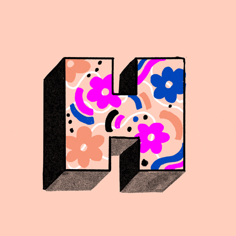 Illustration Typography GIF by Jaclyn Caris