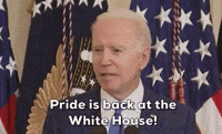 Joe Biden Pride GIF by GIPHY News