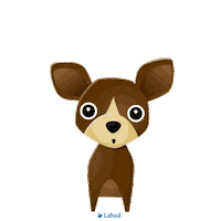 Labud_hr cute dog wow animal Sticker