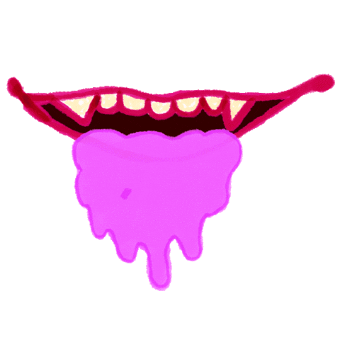 Urarerita giphyupload smile creepy mouth Sticker