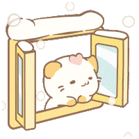 Cat Snow Sticker by catgrass