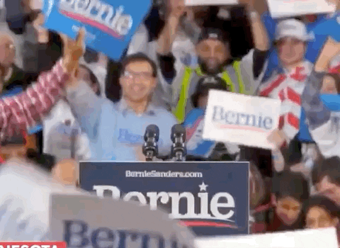 Feel The Bern Minnesota GIF by Bernie Sanders