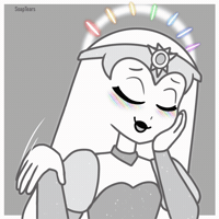 Rainbow Blushing GIF