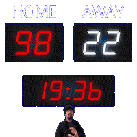 22 Away Sticker