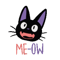Black Cat Sticker