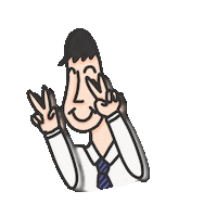 eggplantman_japan happy smile laugh yeah Sticker