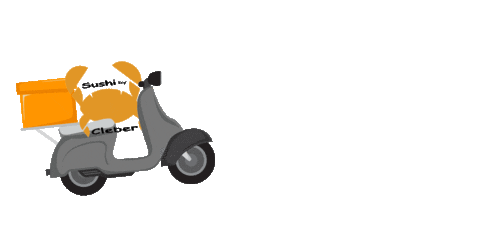 Delivery-Sushi Sticker by Sushi By Cleber