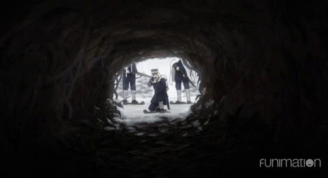golden kamuy bear attack GIF by Funimation