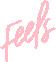 Lettering Feels Sticker