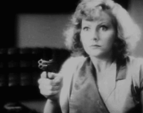 greta garbo lady with a gun GIF by Maudit